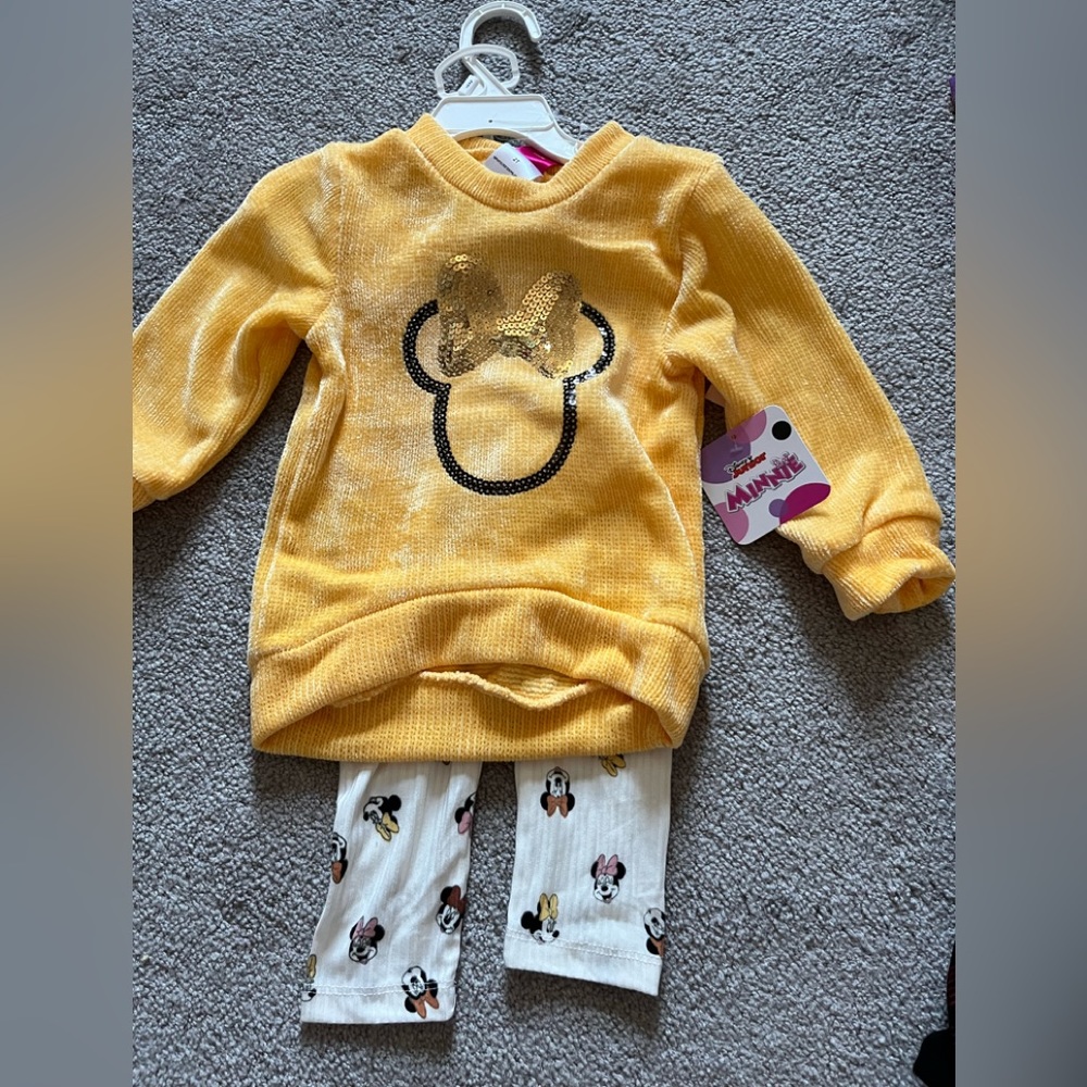 Disney Minnie 2T girls outfit NWT